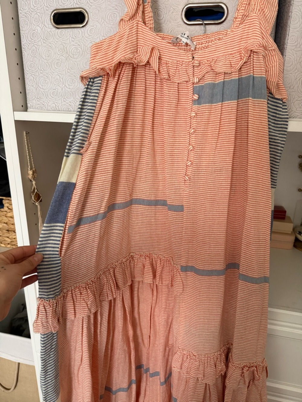 Apiece Apart Ruffle-Strap Maxi Dress - Picture 8 of 9
